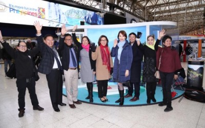 PHL travel destinations featured at London’s Waterloo Station