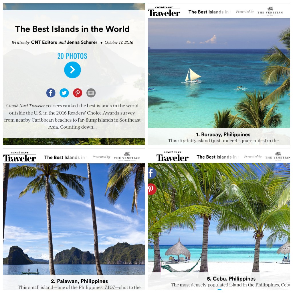 Conde Nast Traveler Readers Choice Awards Top 30 Islands In the World ...