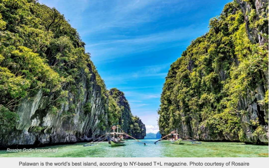 3 Philippine Islands land in New York-based Magazine’s Word’s Best Islands with Palawan Winning World’s Best Accolade