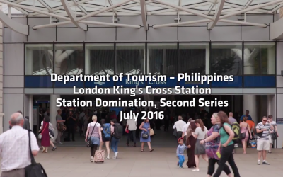 Department of Tourism Philippines London King’s Cross Station Domination July 2016